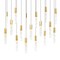 Cwi Lighting Greta Integrated LED Brass Chandelier 1589P48-17-624-RC - alternate 3